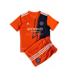Fußballtrikots New York City Kinder 2022-2023 Kurzarm Auswärts-trikot kaufen